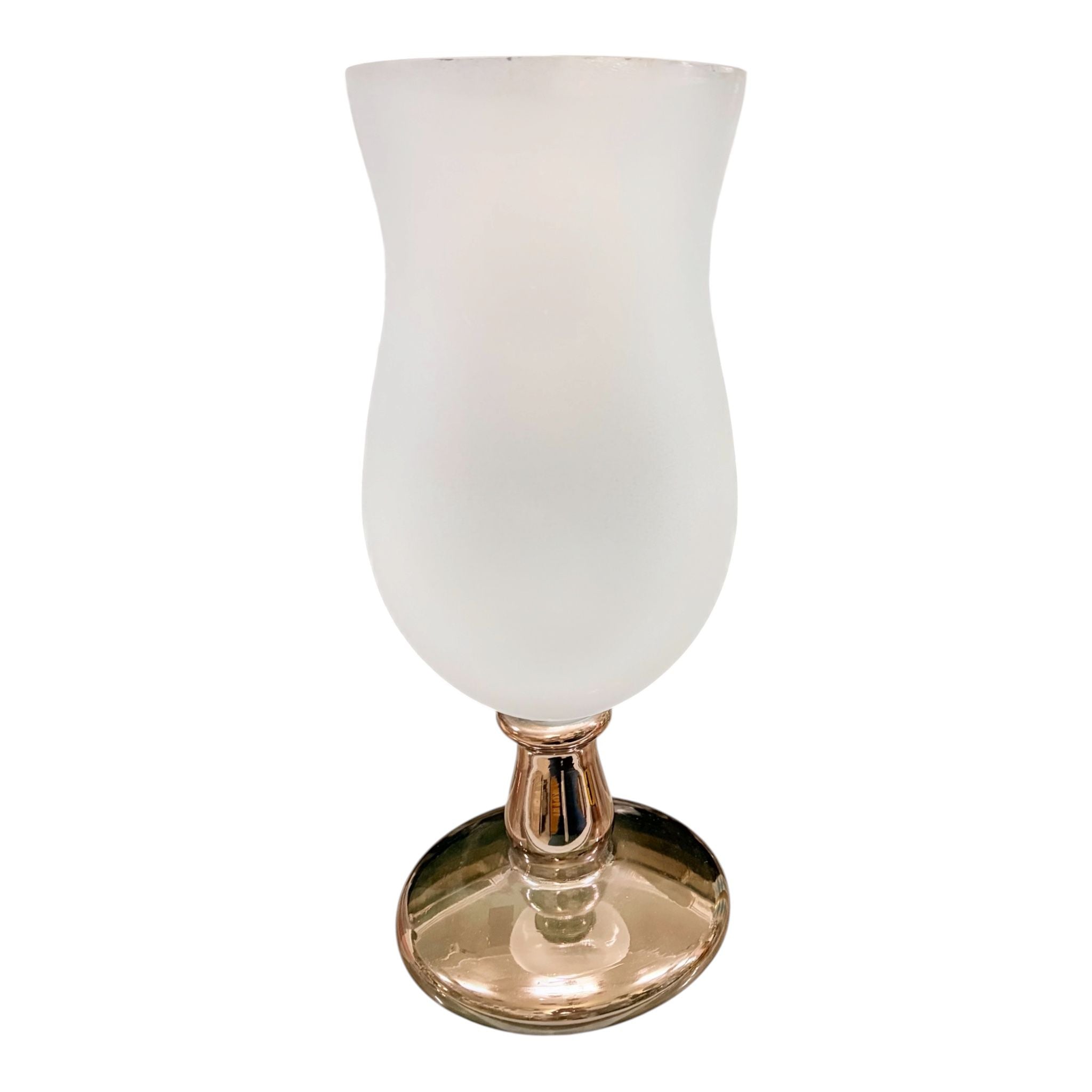 Vaso in Vetro con Base Lucida a Forma di Coppa 43 cm - In Art