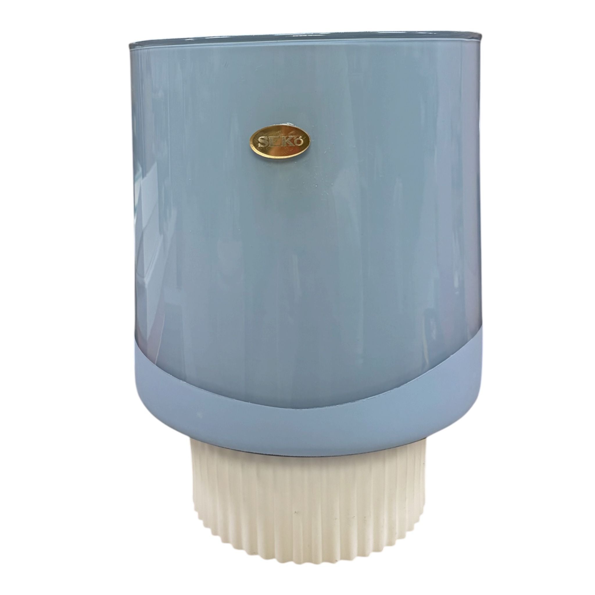 Vaso in Vetro Celeste Polvere 21 h cm - Sekò