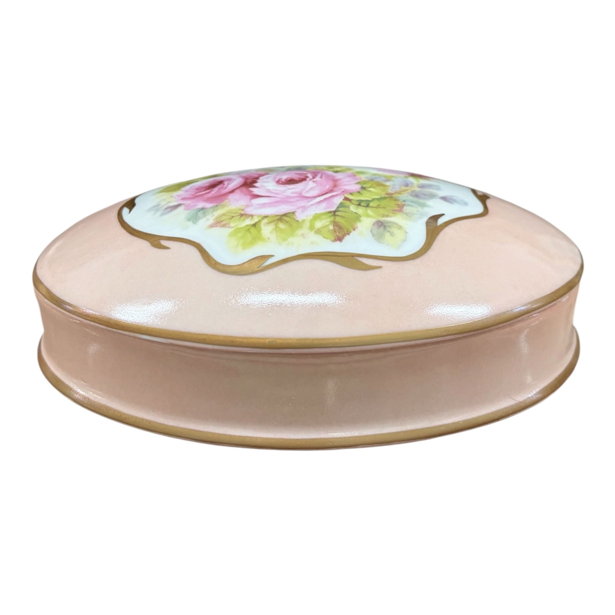Scatola Ovale in Porcellana 17x12 cm - Limoges