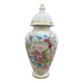Potiche in Porcellana con Decori Floreali 24 cm - Limoges