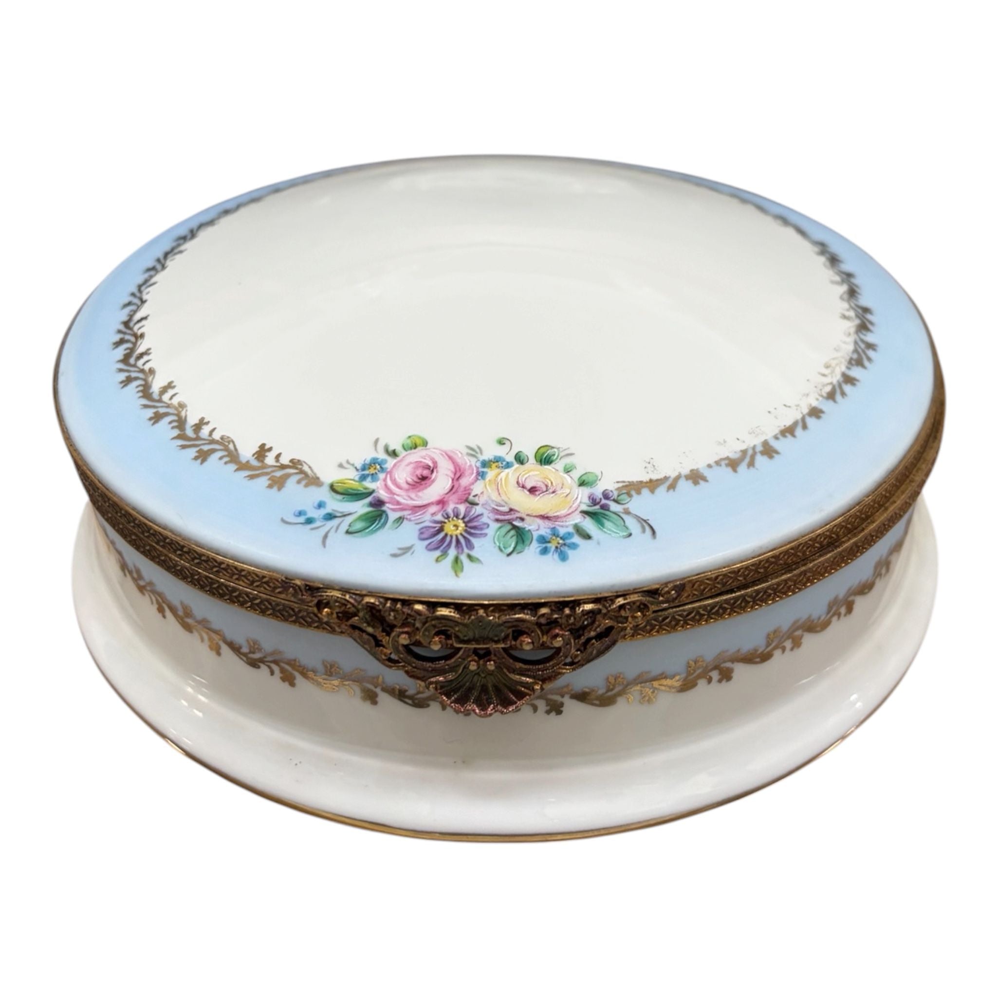 Scatola Tonda in Porcellana 16x16 cm - Limoges