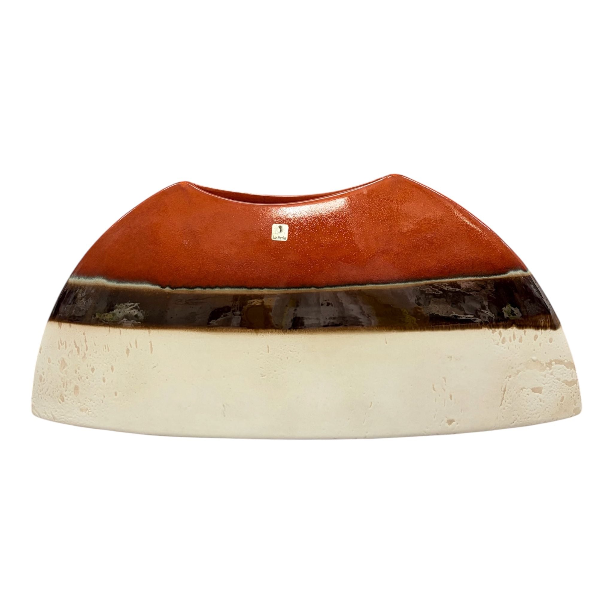 Vaso in Ceramica a Forma di Vulcano 55x22 h cm - Le Perle