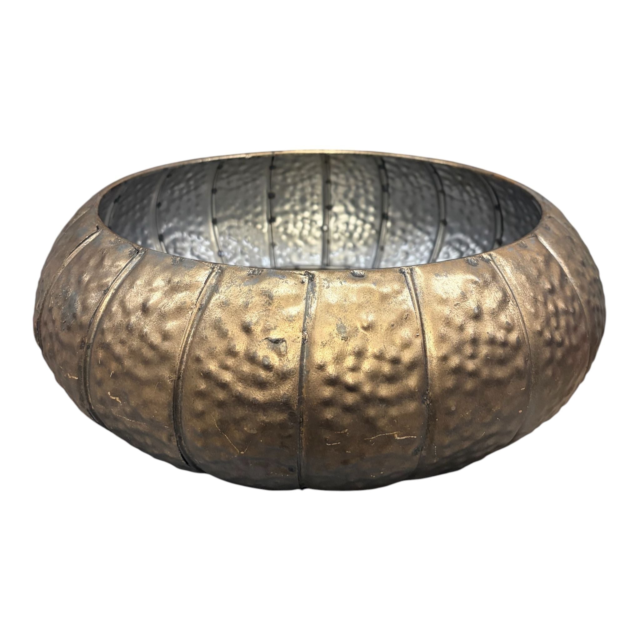 Centrotavola in Metallo Oro Brunito 30 cm - In Art