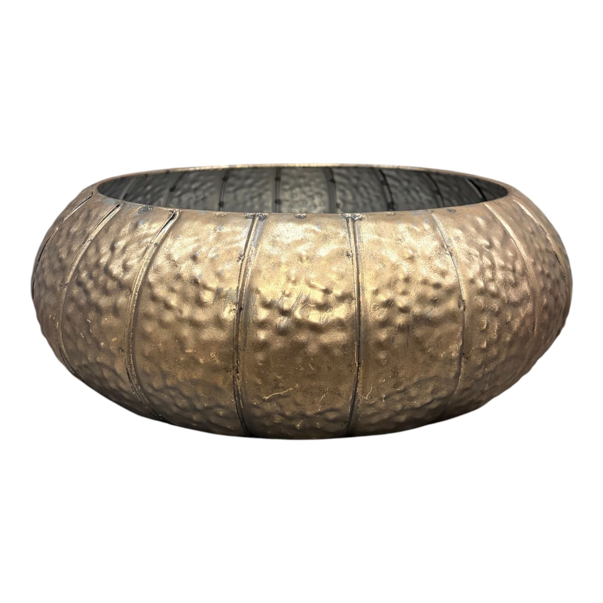 Centrotavola in Metallo Oro Brunito 30 cm - In Art
