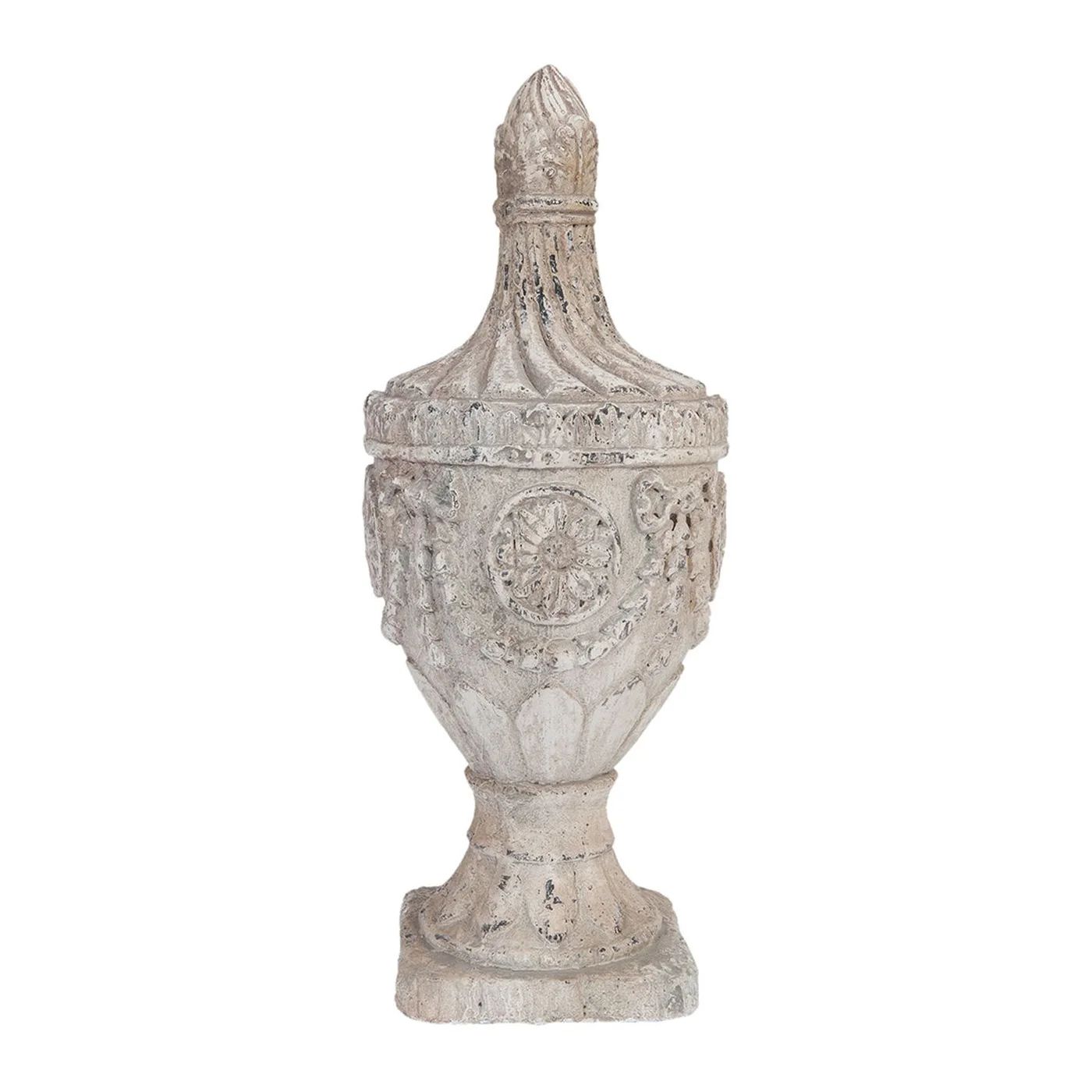 Lampada Provenzale con Decori in Rilievo 63 cm - Blanc Mariclò