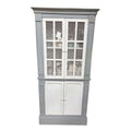 Credenza Shabby Chic in Legno Grigio e Bianco - In Art
