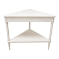 Angoliera in Legno Bianco Shabby Chic - L'Arte di Nacchi