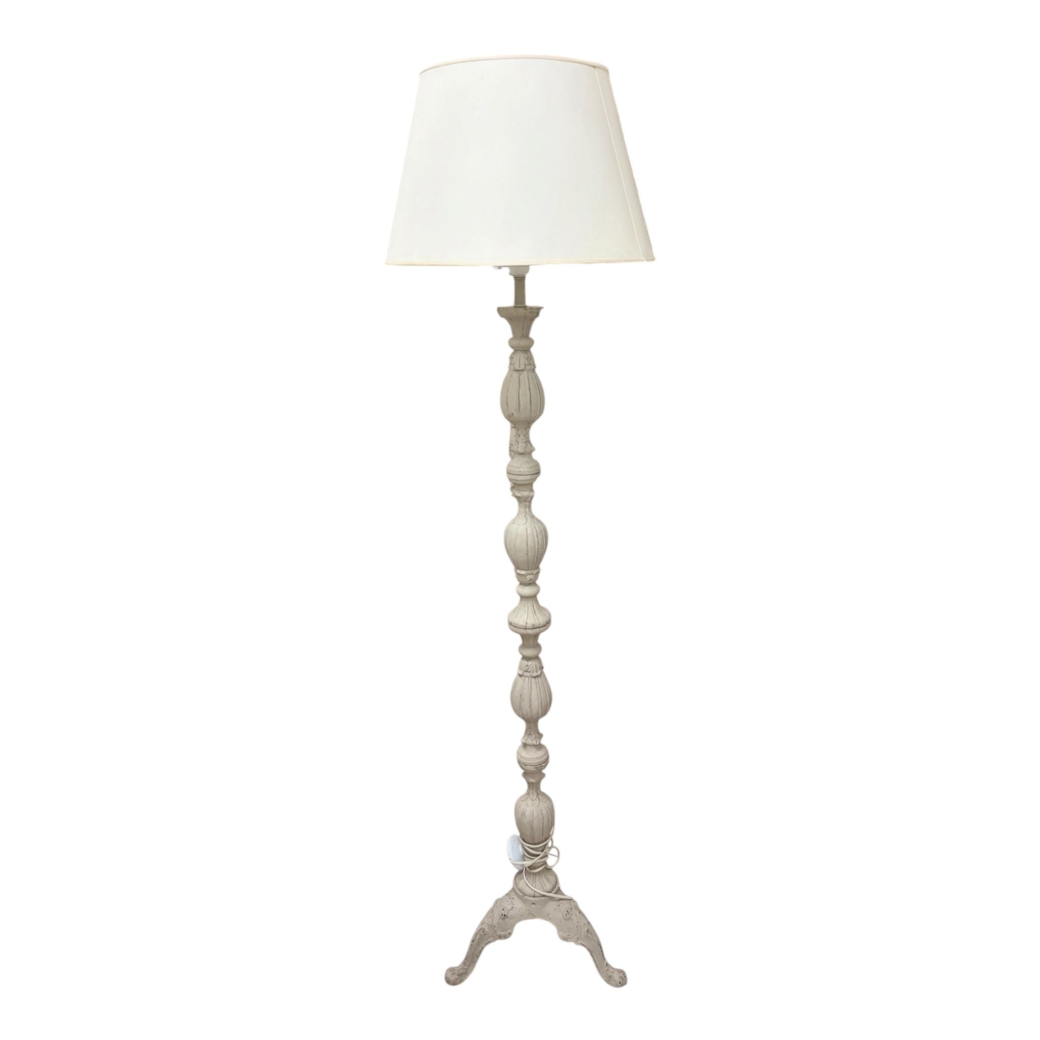 Piantana Provenzale Shabby Chic in Beige 140 cm - L'Arte di Nacchi