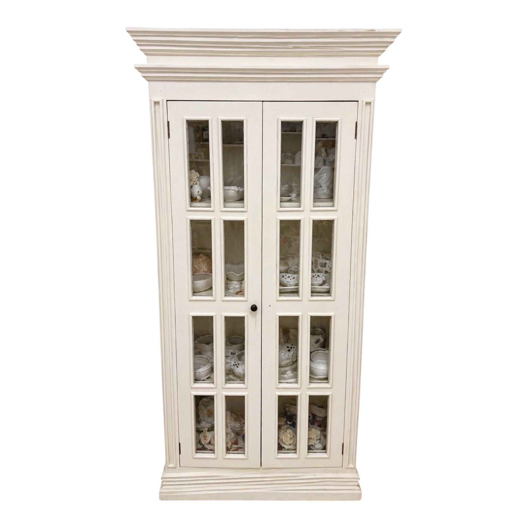 Vetrinetta in Legno Massello e Vetro 174 h cm - In Art