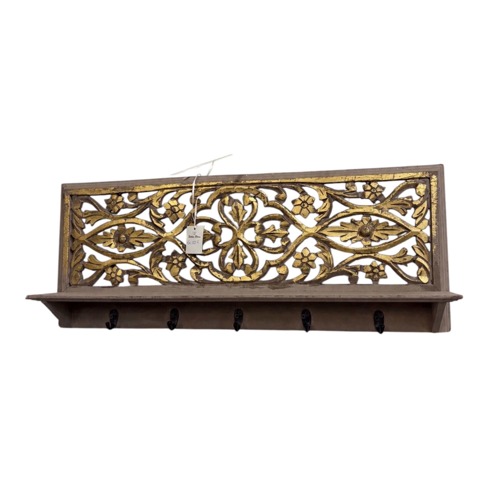 Appendiabiti in Legno con Design Etnico - In Art