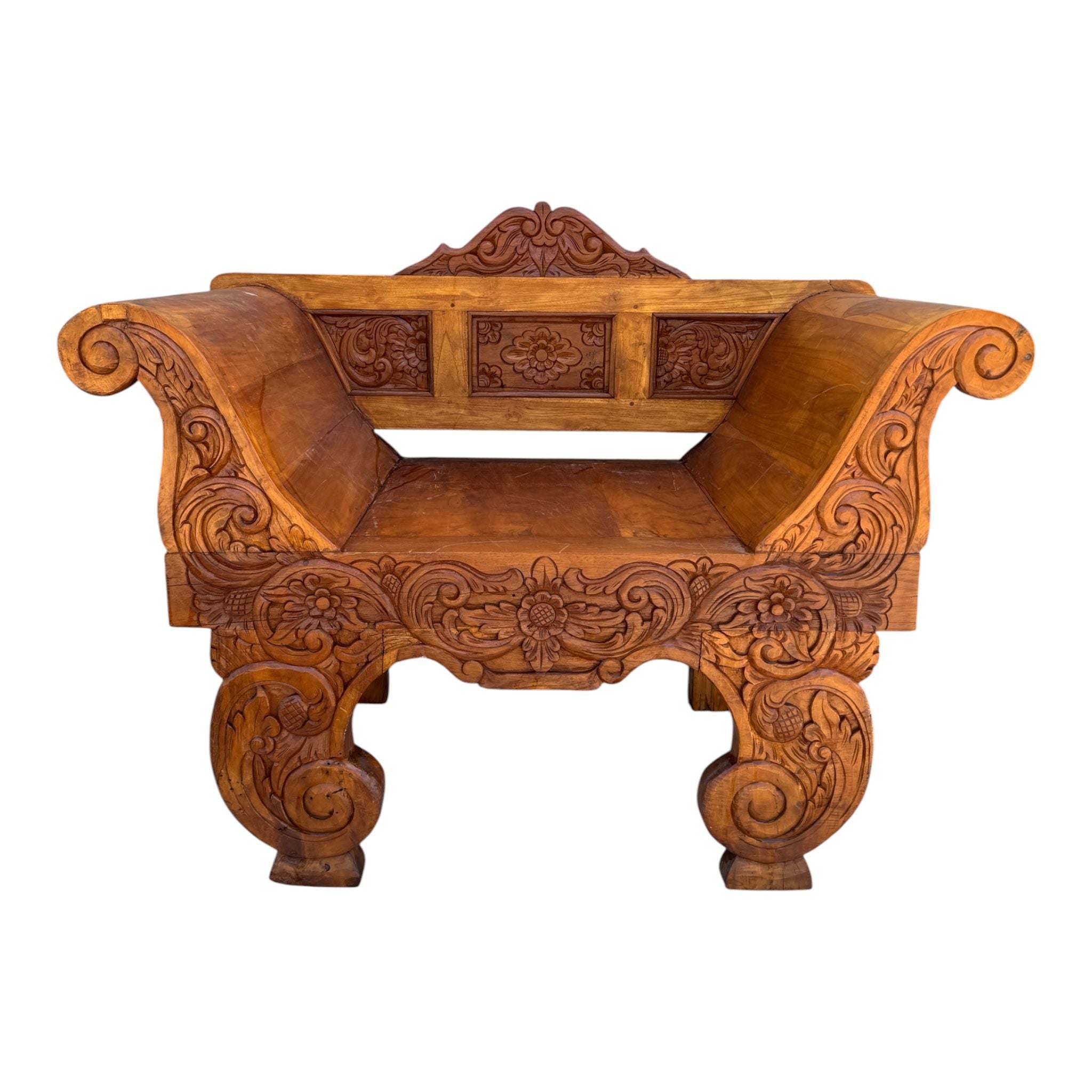 Poltrona in Legno Massello - Sheesham
