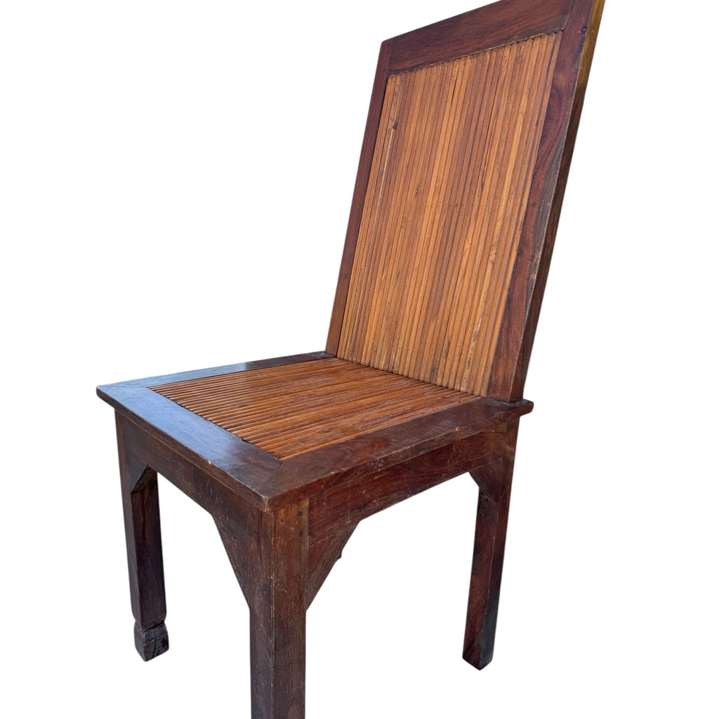 Sedia in Legno Massello a Contrasto - Sheesham