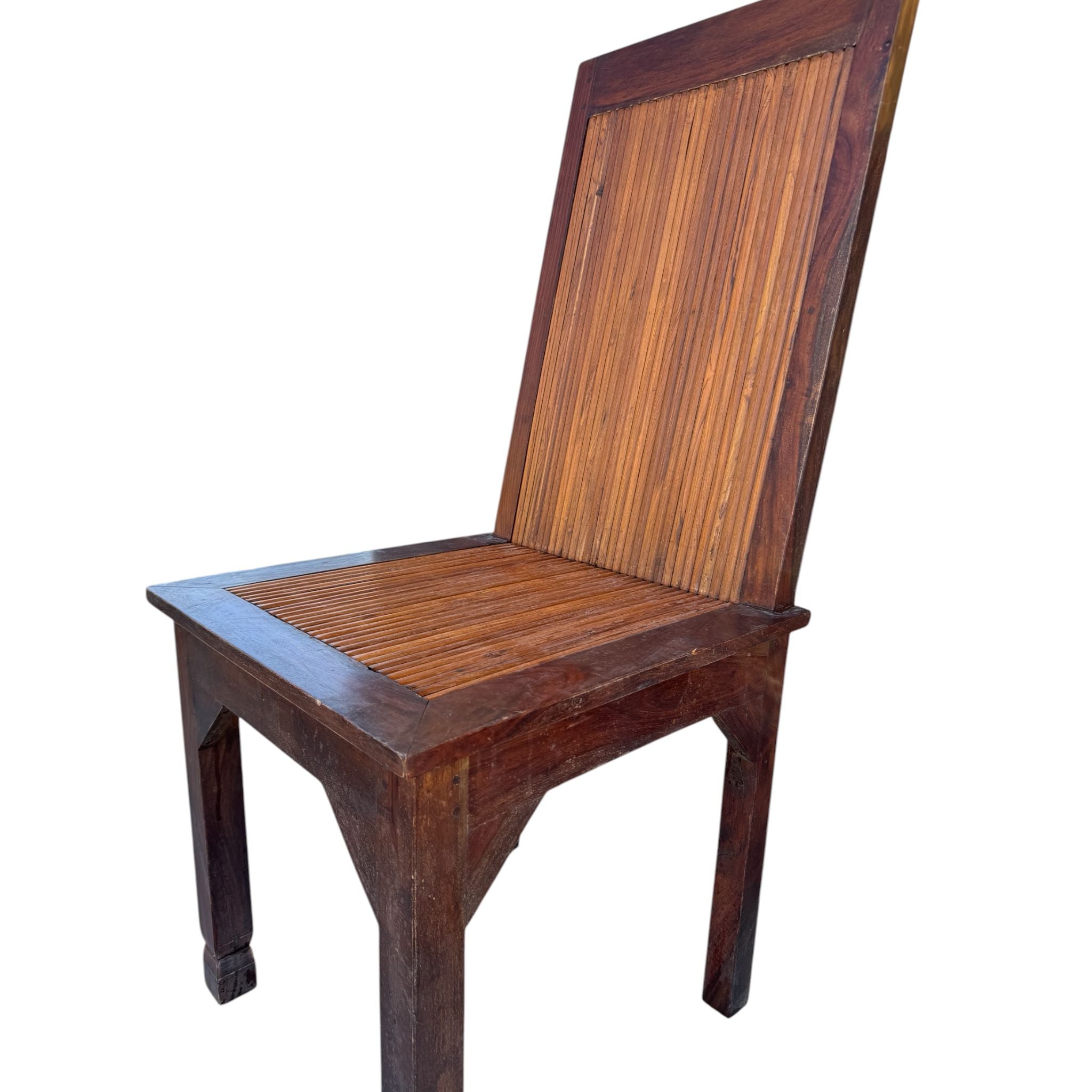 Sedia in Legno Massello a Contrasto - Sheesham