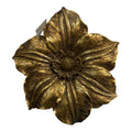 Decorazione da Parete in Resina a Fiore Oro - In Art
