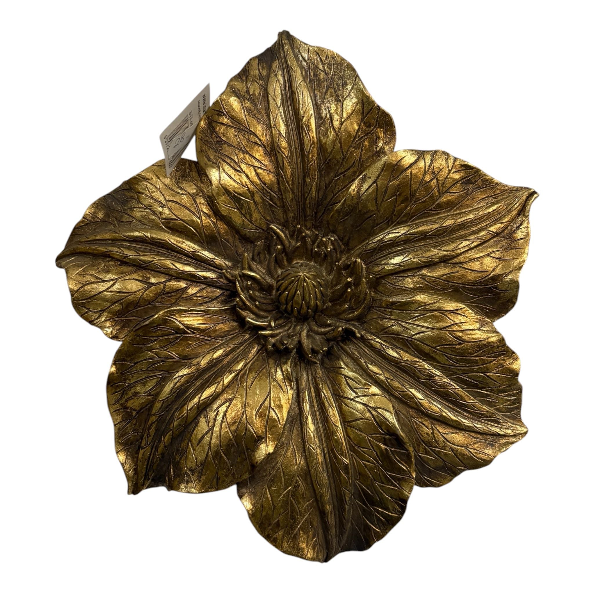 Decorazione da Parete in Resina a Fiore Oro - In Art