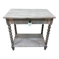 Mobiletto in Legno Shabby con Piano e Cassetto - In Art