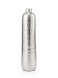 Vaso in Ceramica con Effetto Martellato Argento 49 cm - Belda