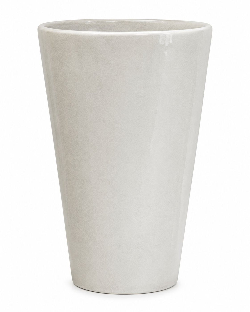 Vaso in Ceramica Bianca 43 h cm - In Art