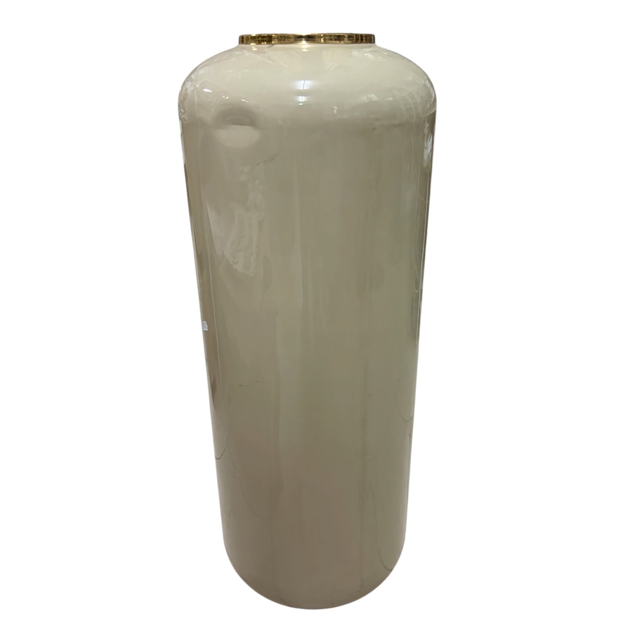 Vaso in Latta con Dettagli Oro 80 h cm - In Art