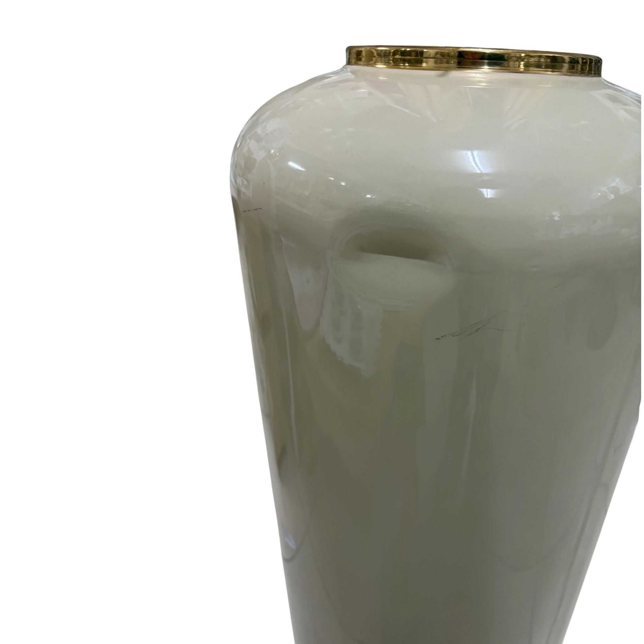 Vaso in Latta con Dettagli Oro 80 h cm - In Art