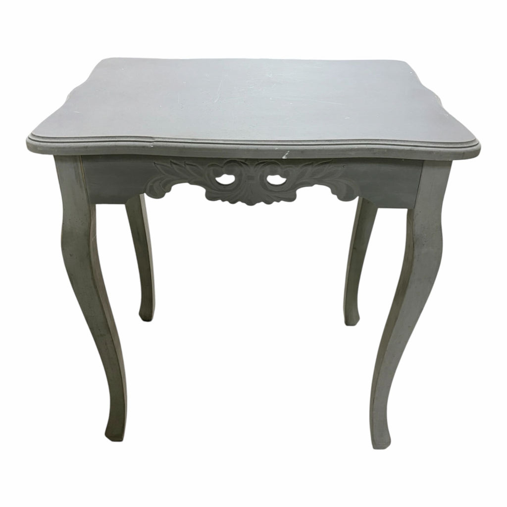 Tavolino in Legno Grigio dal Design Provenzale 60 cm - In Art