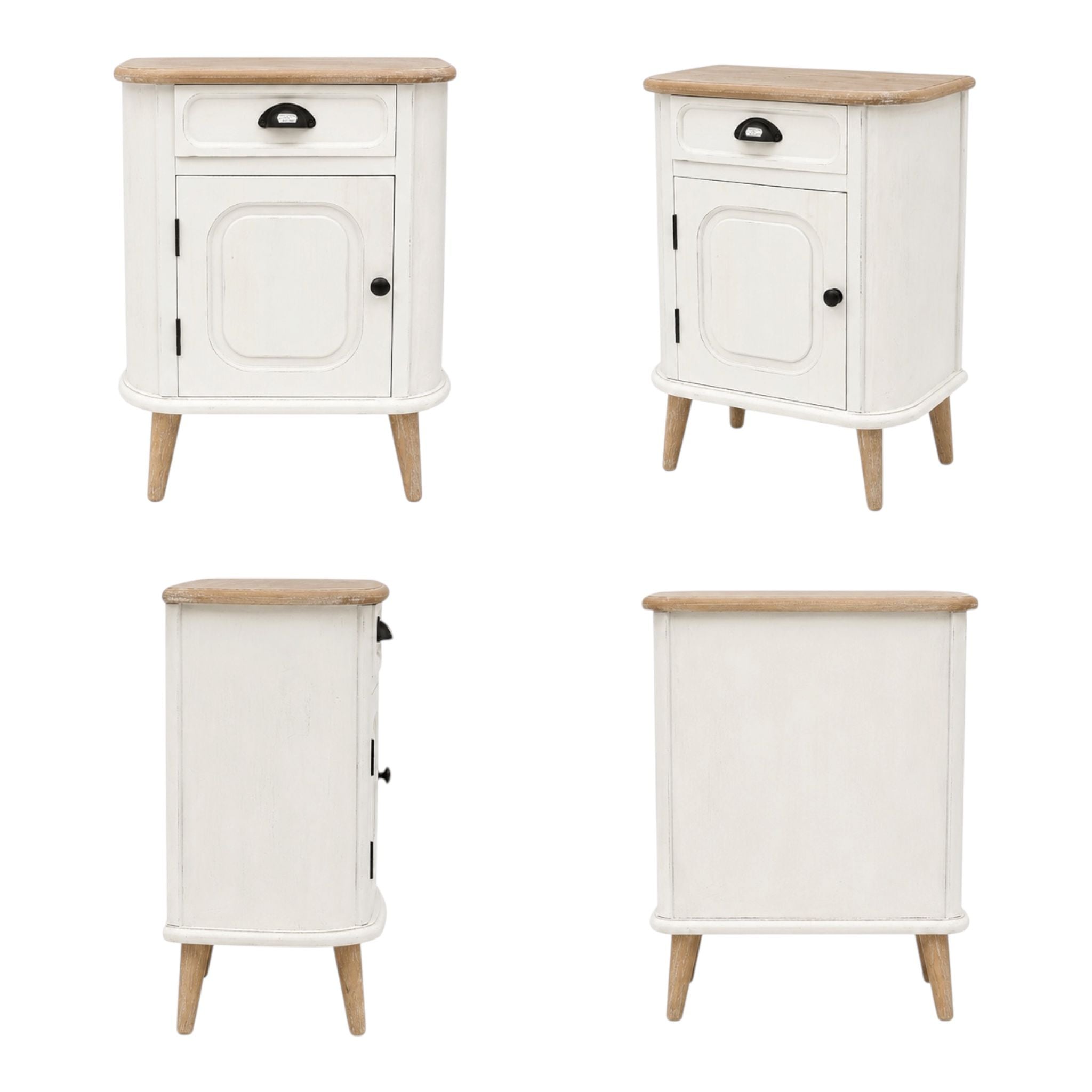 Comodino in Legno Stile Anni '60 - In Art