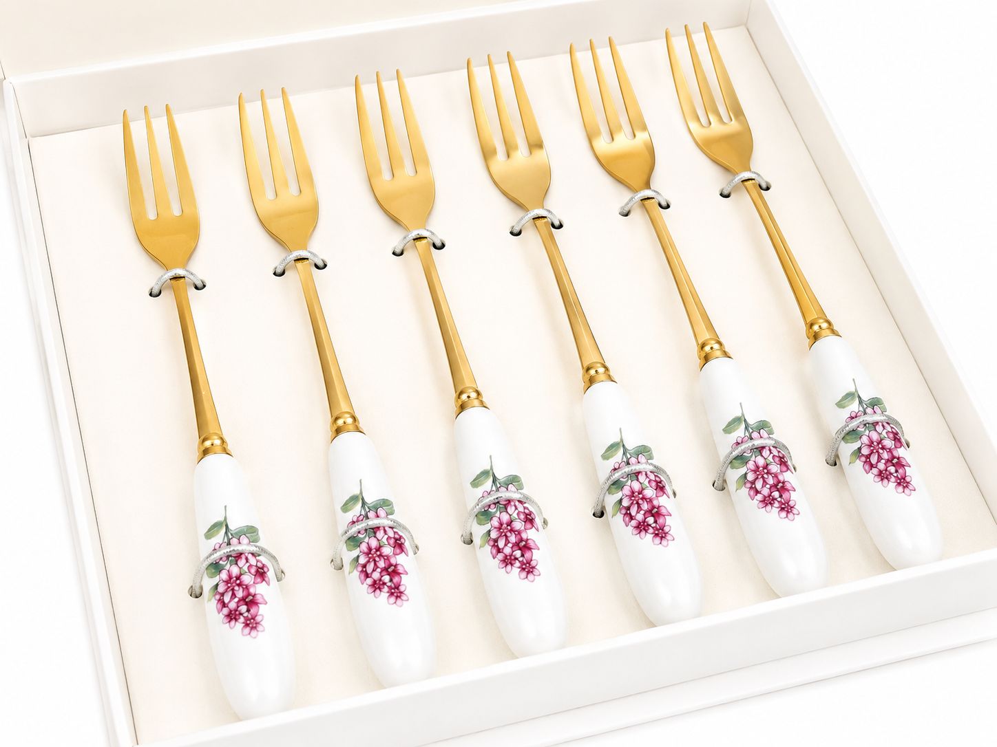 Set di 6 Forchettine per Dolci - Encantada