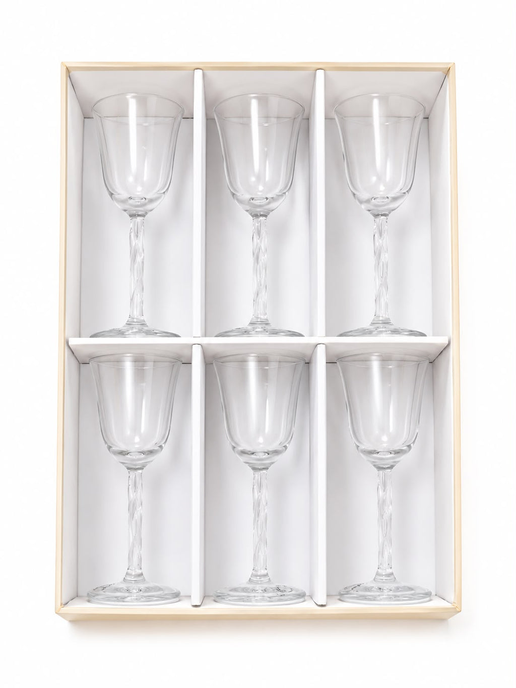 Set 6 Bicchieri in Vetro Trasparente per Grappa- Cristalleria Gi&Gi
