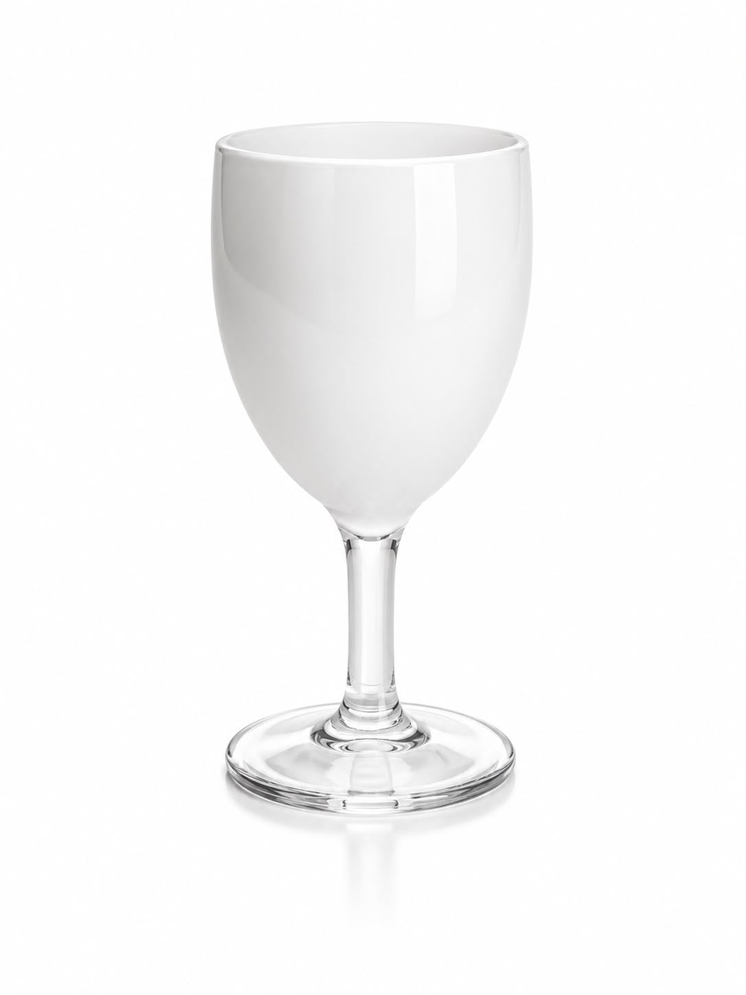 Set di 6 Flute da Liquore in Vetro Bianco - Cristalleria Gi&Gi