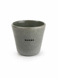 Set di 4 Bicchierini da Liquore in Vetro Grigio con Micro Bolle - Henriette