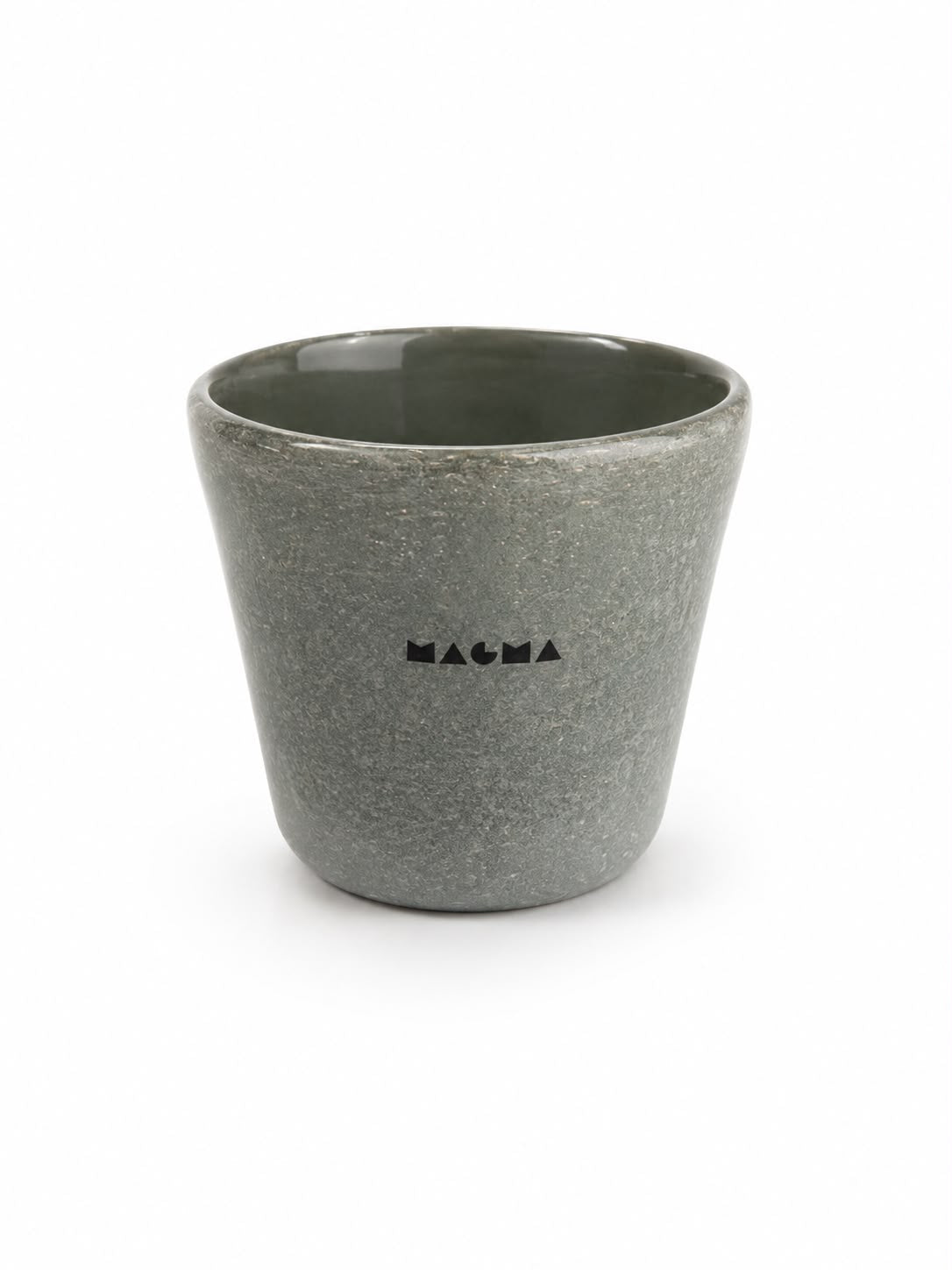 Set di 4 Bicchierini da Liquore in Vetro Grigio con Micro Bolle - Henriette