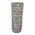 Vaso Cilindrico in Ceramica 39 h cm - L'arte di Nacchi