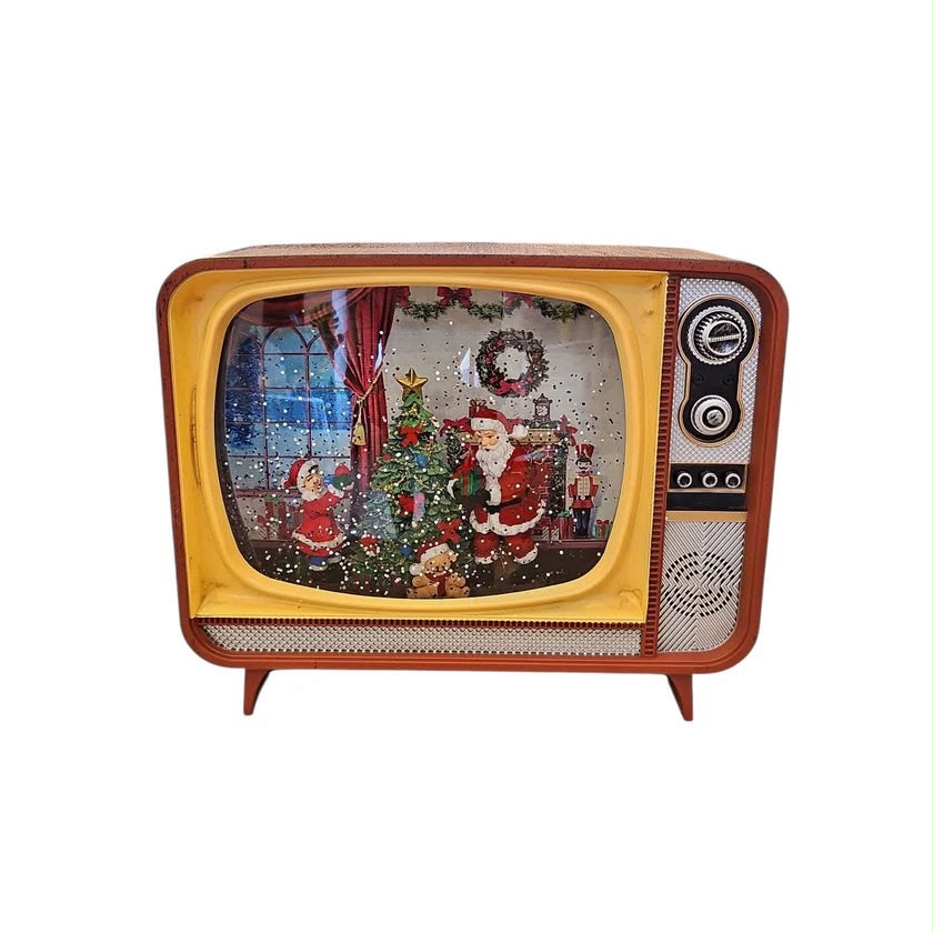 TV Vintage in Resina 17 h cm - L'Arte di Nacchi