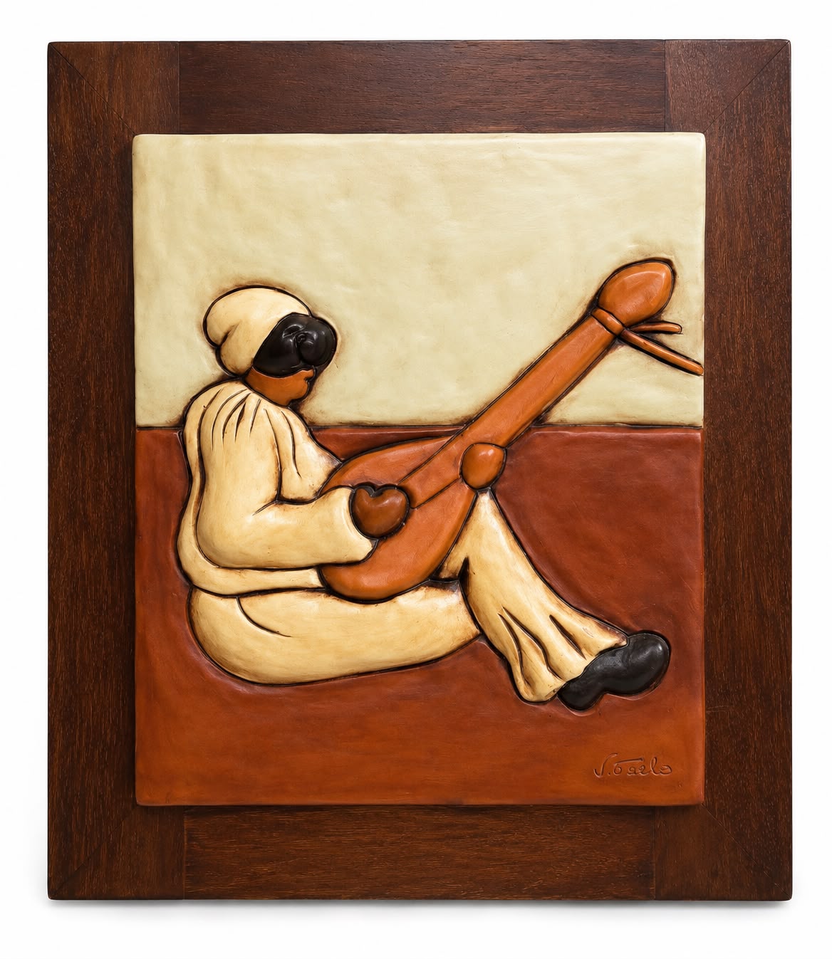 Quadro Pulcinella 3d 45x48 h cm - Vitullo