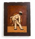 Quadro Pulcinella 3d 44x52 h cm - Vitullo