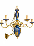 Lampadario 6 Fuochi in Ottone 56 h cm - Longo