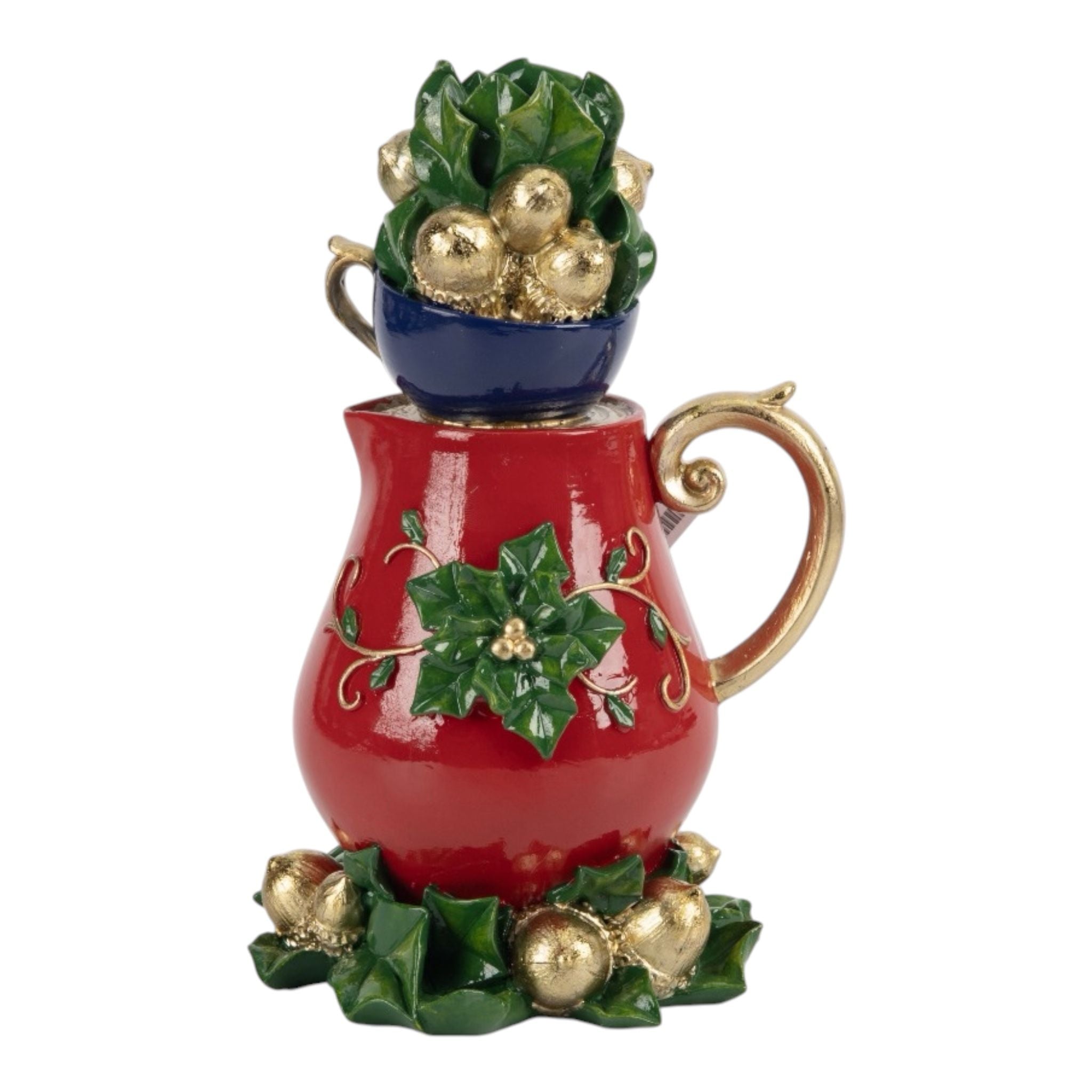 Porta Candela in Resina a Tazza 20.3 cm - Eurolamp