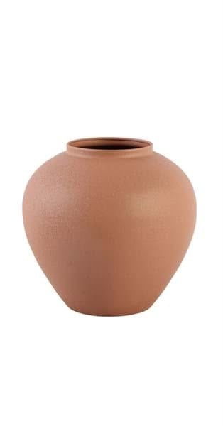 Vaso in Metallo Terra Cotta 27 cm - Blanc Mariclò