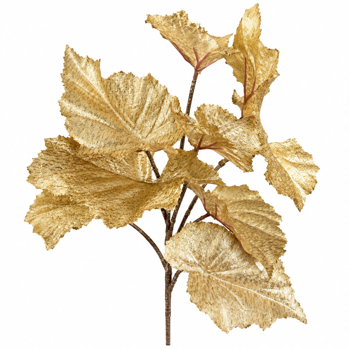 Ramo Decorativo Champagne con Foglie 80 cm - Fiori di Lena