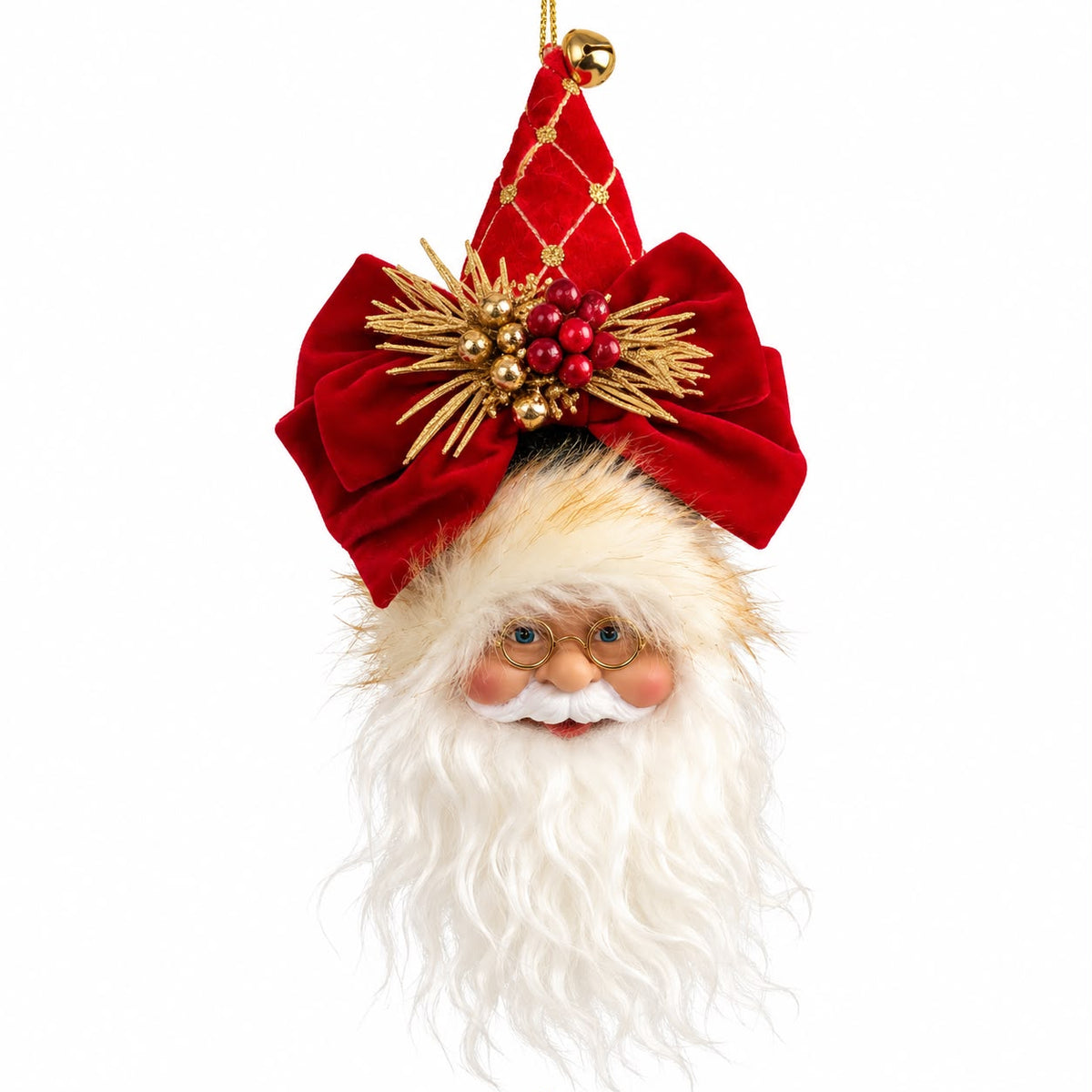 Volto di Babbo Natale 20 cm - Fiori di Lena