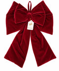 Fiocco in Velluto Artigianale Bordeaux 60 cm - Fiori di Lena