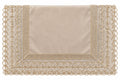 Runner in Velluto con Pizzo Oro 40x140 cm - Fiori di Lena