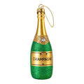 Bottiglina Champagne Verde e Oro 7 cm - M Home