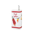 Aumm Oliera in Porcellana con Decoro "Ciao Bella" 1000 ml - Rose e Tulipani