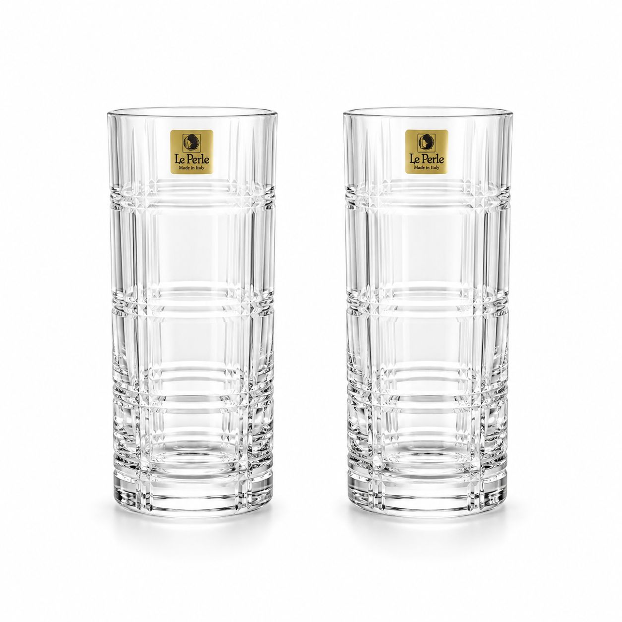 Set 6 Bicchieri da Cocktail in Cristallo Intarsio - Le Perle