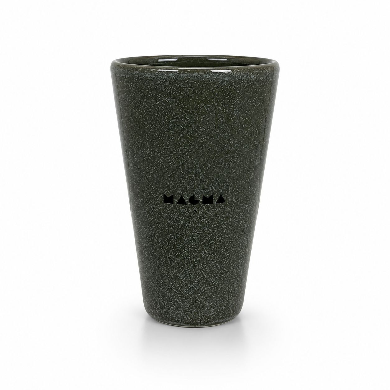 Set 12  Bicchieri  in Vetro Colorato Grigio "Magma" 450 ml - Henriette