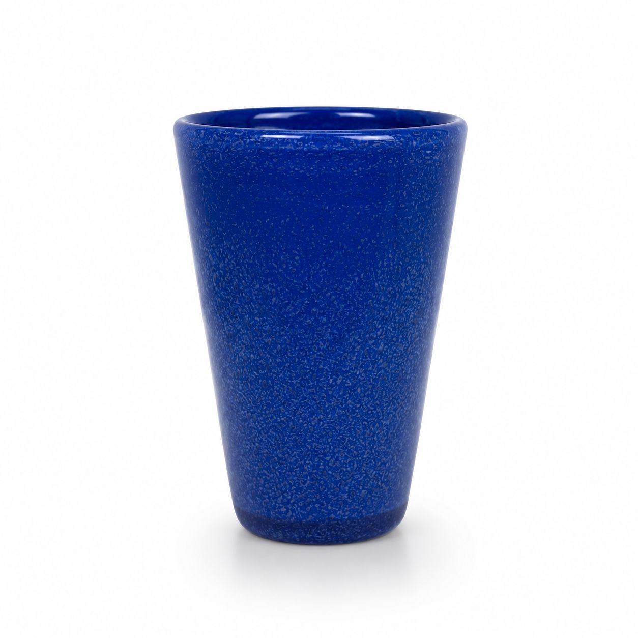Set 12  Bicchieri  in Vetro Colorato Blu "Magma" 450 ml - Henriette