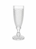 Set 12 Flute con decoro a Rilievo - M Home