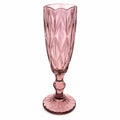 Set di Flute Color Ametista con Decoro Intarsiato - 12 Pezzi