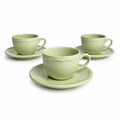 Set di 6 Tazzine da Caffè in Ceramica Verde Pastello – Angelica Home